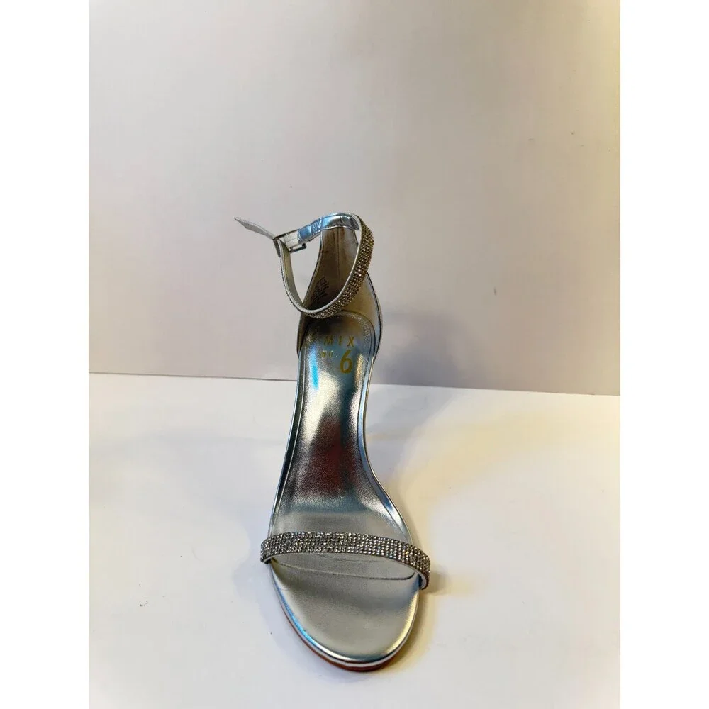 Mix No 6 Womens Heels Silver US 7